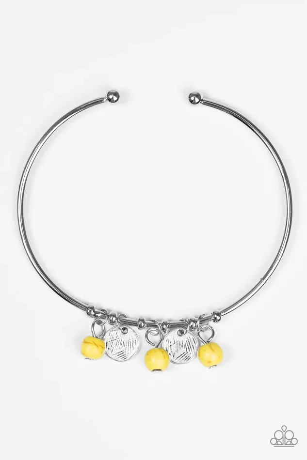 Bracelets Paparazzi Bracelet Totally Tahoe Yellow Paparazzi Jewelry