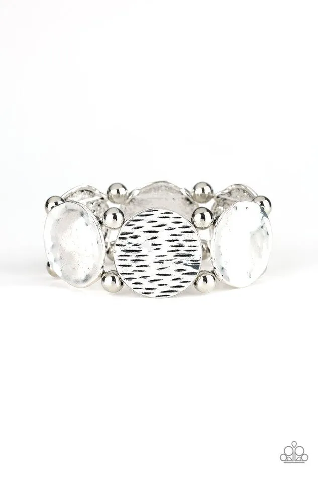 Bracelets Paparazzi Jewelry Paparazzi Bracelet Boldly Basic Silver