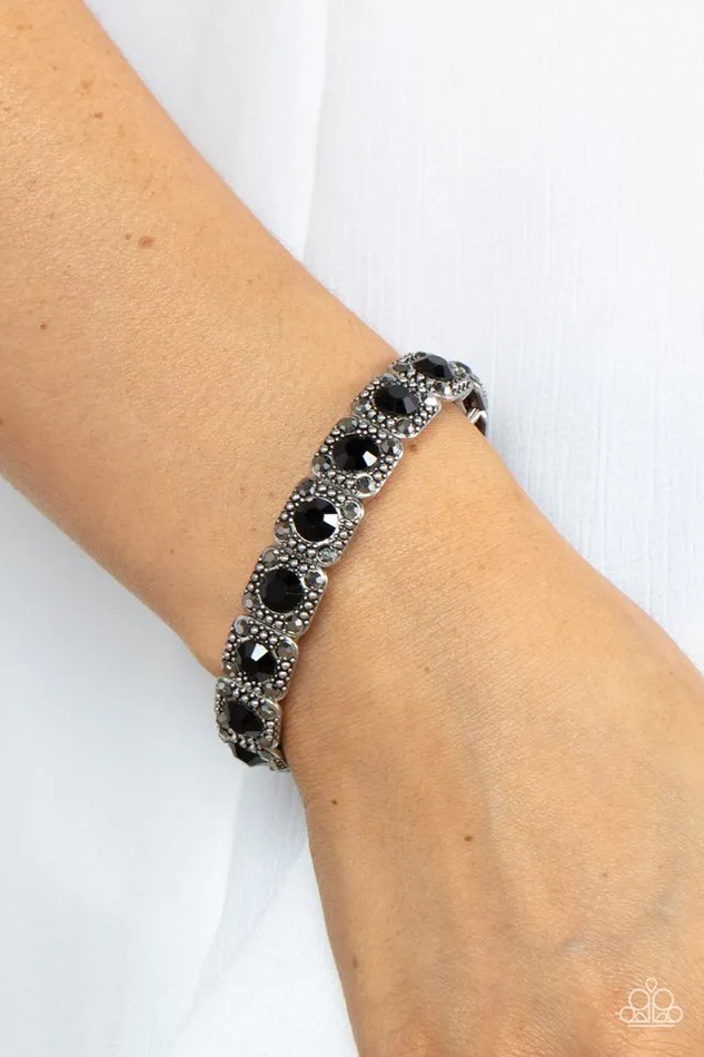 Bracelets Paparazzi Jewelry Paparazzi Bracelet Cache Commodity Black