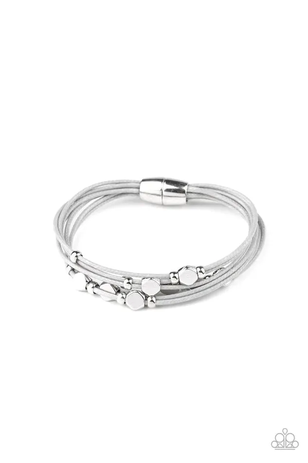Bracelets Paparazzi Jewelry Paparazzi Bracelet Cut The Cord Silver