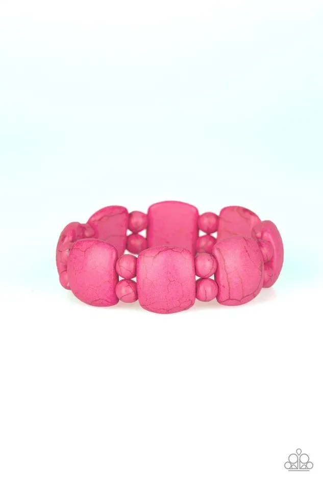 Bracelets Paparazzi Jewelry Paparazzi Bracelet Dont Be So NOMADIC Pink