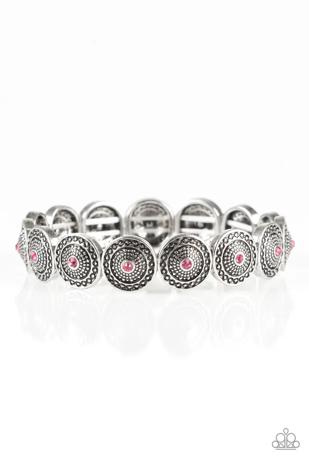 Bracelets Paparazzi Jewelry Paparazzi Bracelet Get Your Shine On Pink