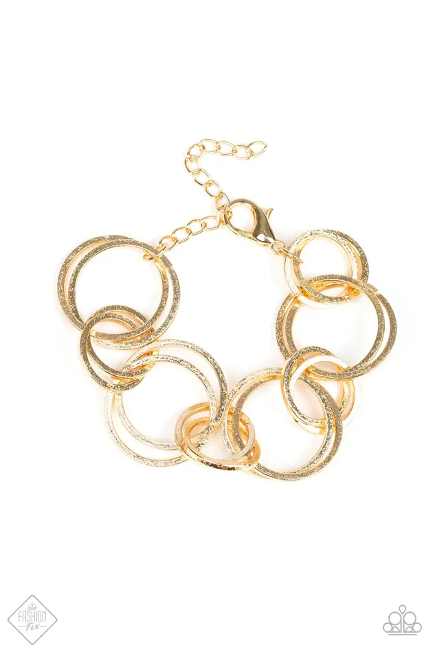 Bracelets Paparazzi Jewelry Paparazzi Bracelet Give Me A Ring Gold