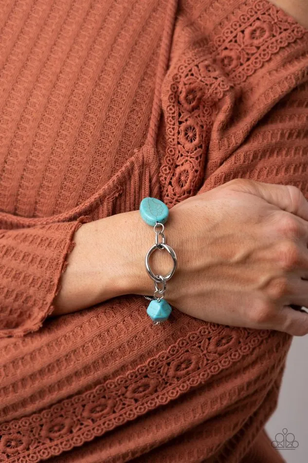 Bracelets Paparazzi Jewelry Paparazzi Bracelet Hola SONORA Blue