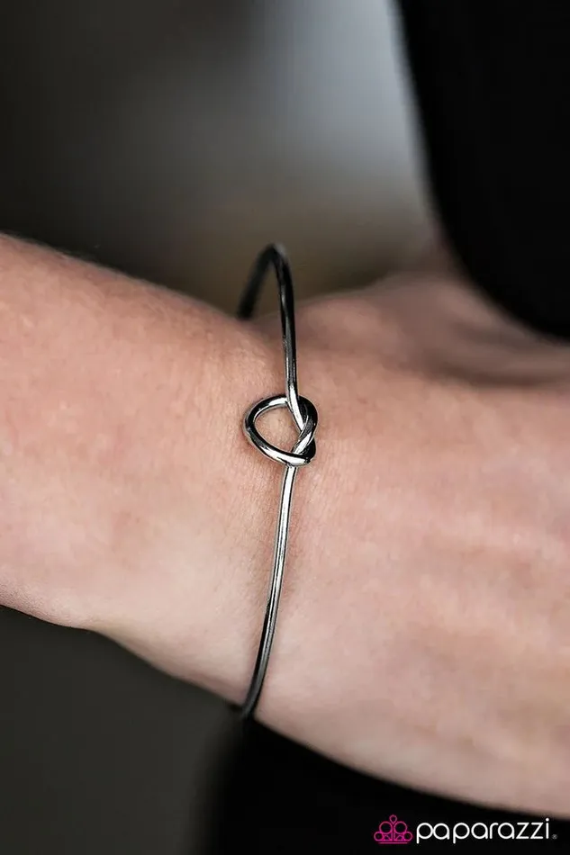 Bracelets Paparazzi Jewelry Paparazzi Bracelet KNOT A Love Story Silver