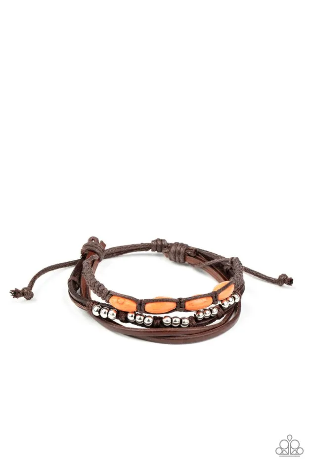 Bracelets Paparazzi Jewelry Paparazzi Bracelet My Beach House is Your Beach House Orange Bracelets Paparazzi Jewelry Paparazzi Bracelet My Beach House is Your Beach House Orange