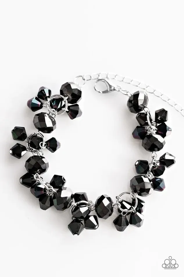 Bracelets Paparazzi Jewelry Paparazzi Bracelet Stop and STAR Black