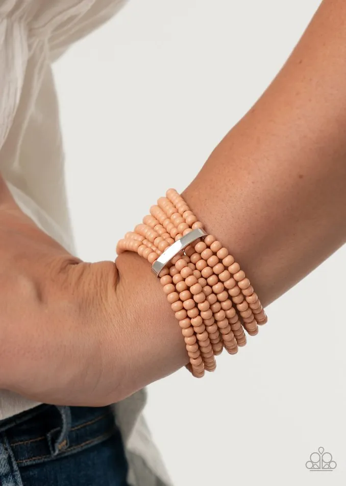 Bracelets Paparazzi Jewelry Paparazzi Bracelet Thank Me LAYER Orange