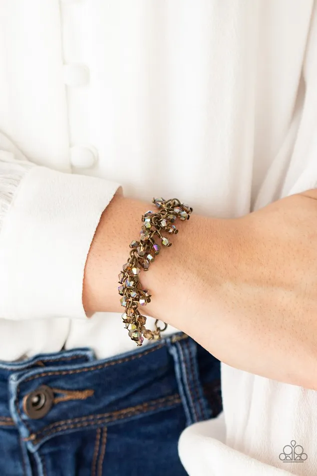 Bracelets Paparazzi Jewelry Paparazzi Bracelet Twinkly Twilight Brass