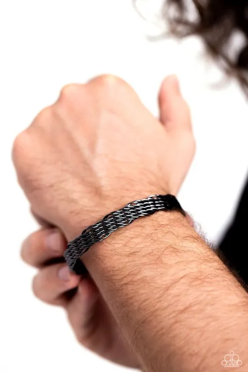 Bracelets Paparazzi Jewelry Paparazzi Bracelet Urban Zone Black Bracelets Paparazzi Jewelry Paparazzi Bracelet Urban Zone Black