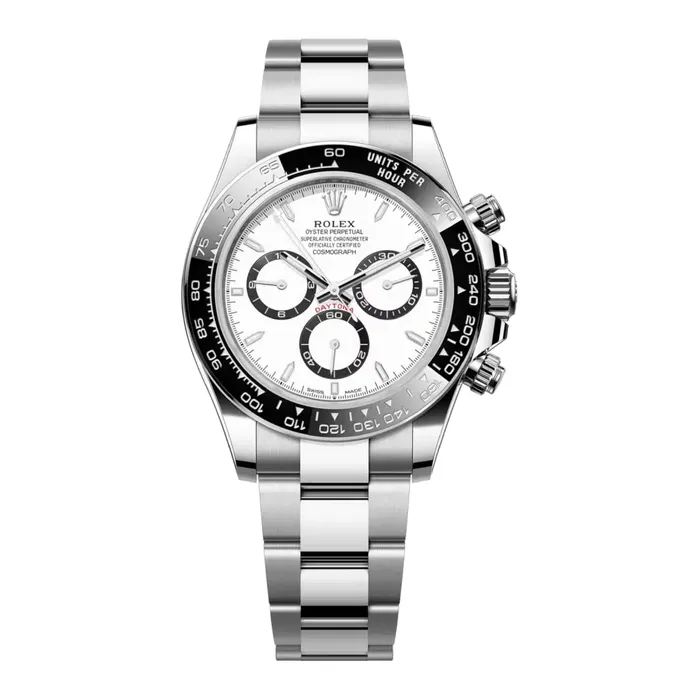 Bracelets Rolex Cosmograph Daytona 40mm Ref 126500LN White Index Dial Ceramic Bezel Stainless Steel Oyster Bracelet Mens Watch Rolex