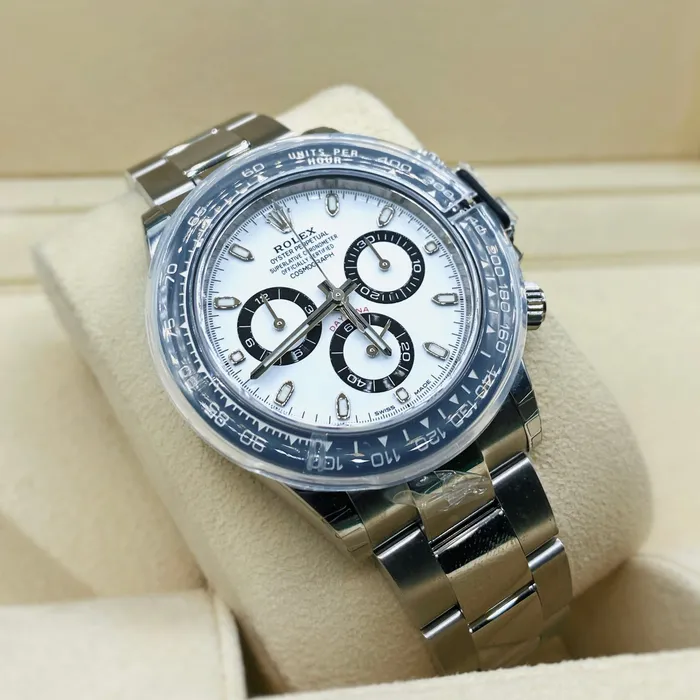 Bracelets Rolex Rolex Cosmograph Daytona Panda 40mm Ref 116500ln0001 White Index Dial Ceramic Bezel Stainless Steel Oyster Bracelet Mens Watch