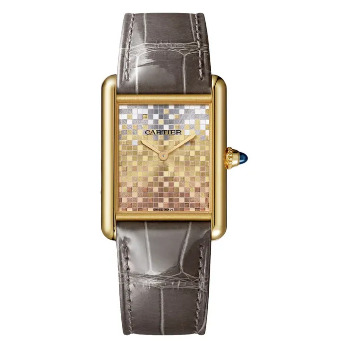 Cartier Tank Louis 337mm Watch Ref WGTA0175 Three GoldBrushed Dial in 18K Yellow Gold Case Brown Alligator Strap Cartier PreStyled Sets Cartier Tank Louis 337mm Watch Ref WGTA0175 Three GoldBrushed Dial in 18K Yellow Gold Case Brown Alligator Strap Cartier PreStyled Sets
