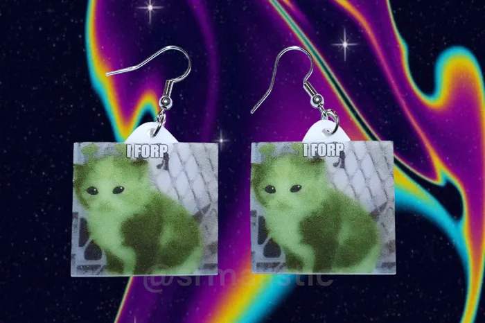 Collection of Alien Creatures Funny Meme Handmade Earrings Sam Makes Things Earrings Collection of Alien Creatures Funny Meme Handmade Earrings Sam Makes Things Earrings