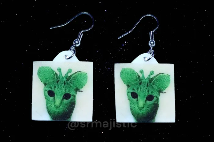 Collection of Alien Creatures Funny Meme Handmade Earrings Sam Makes Things Earrings Collection of Alien Creatures Funny Meme Handmade Earrings Sam Makes Things Earrings