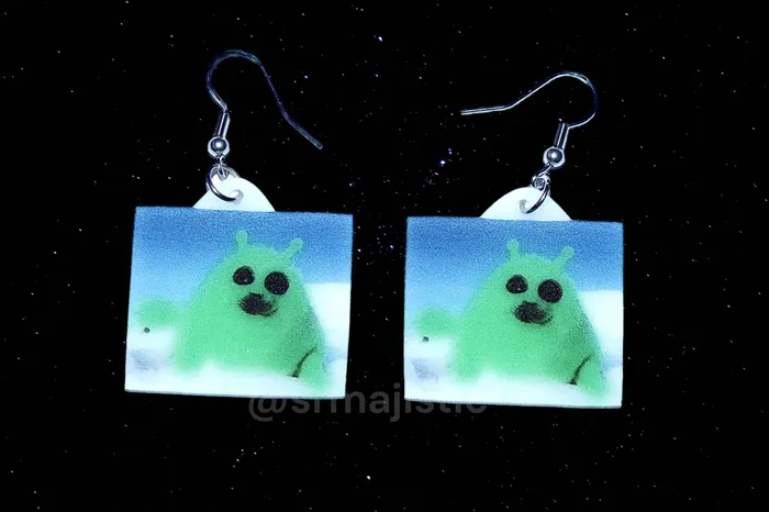 Collection of Alien Creatures Funny Meme Handmade Earrings Sam Makes Things Earrings Collection of Alien Creatures Funny Meme Handmade Earrings Sam Makes Things Earrings