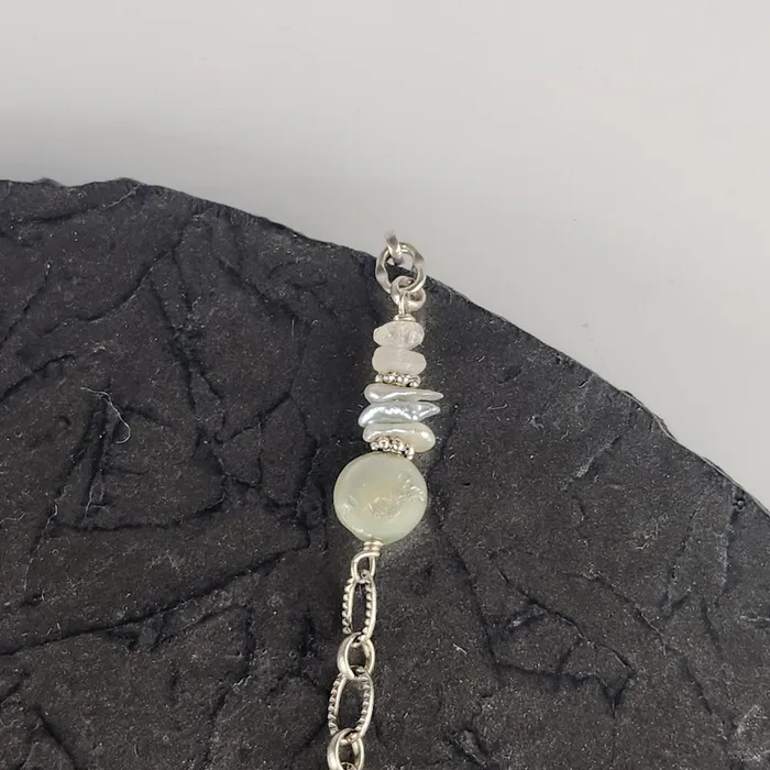 DAKOTA MOON Necklaces Silver Moonface Necklace