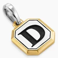 David Yurman 17mm Initial Pendant David Yurman Necklaces
