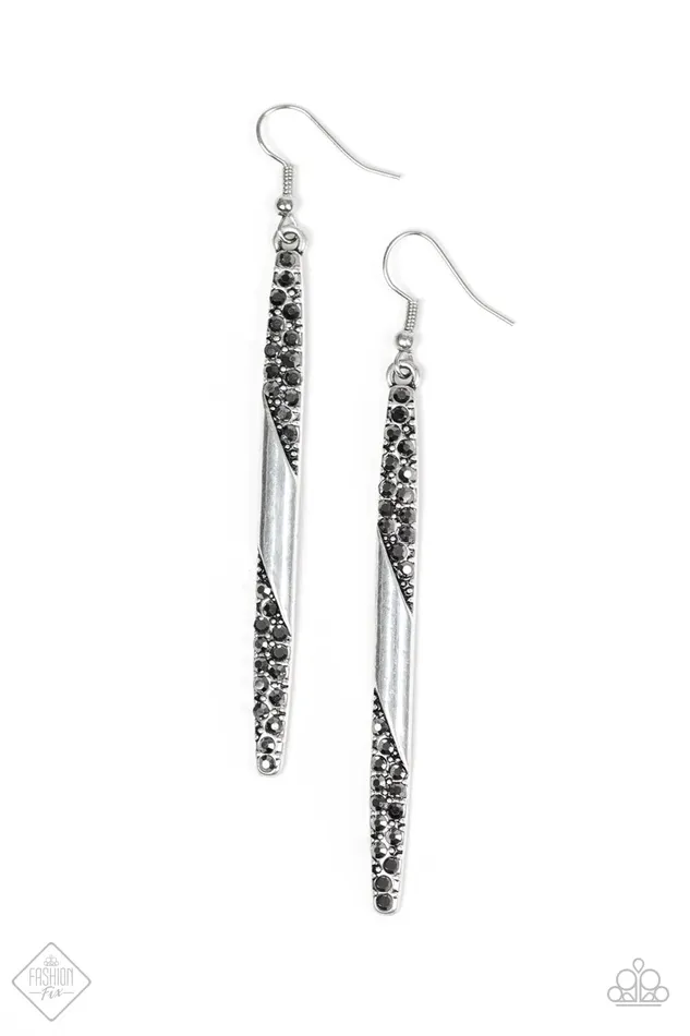 Earrings Paparazzi Earring Award Show Attitude Silver Paparazzi Jewelry