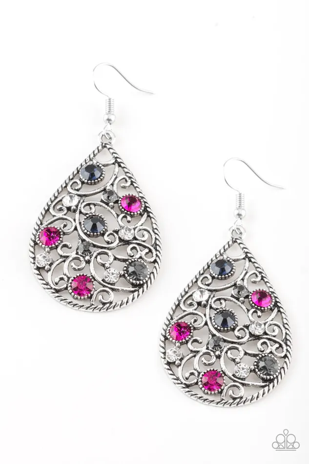 Earrings Paparazzi Earring Certainly Courtier Multi Paparazzi Jewelry