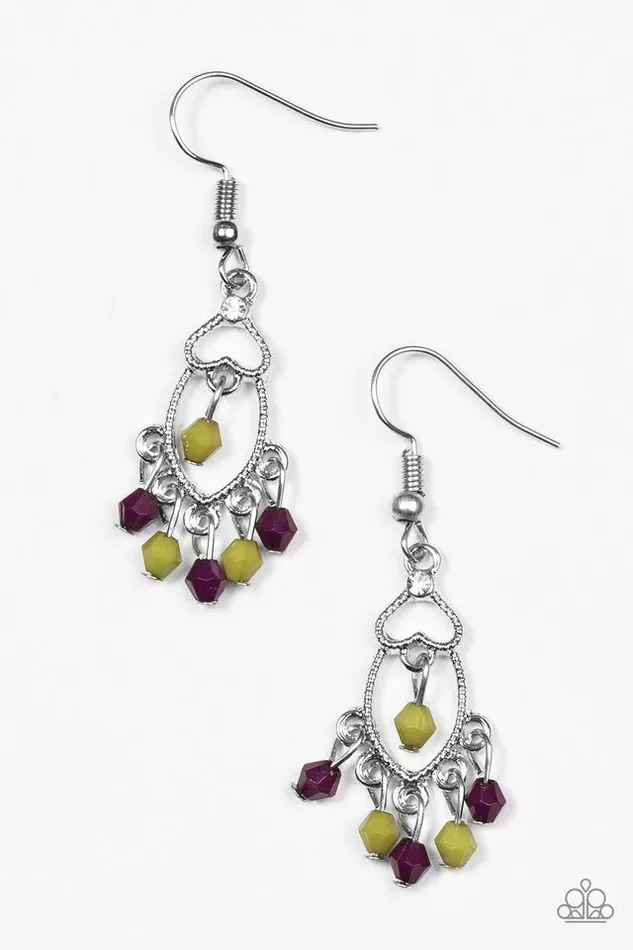 Earrings Paparazzi Earring Midnight Banquet Multi Paparazzi Jewelry