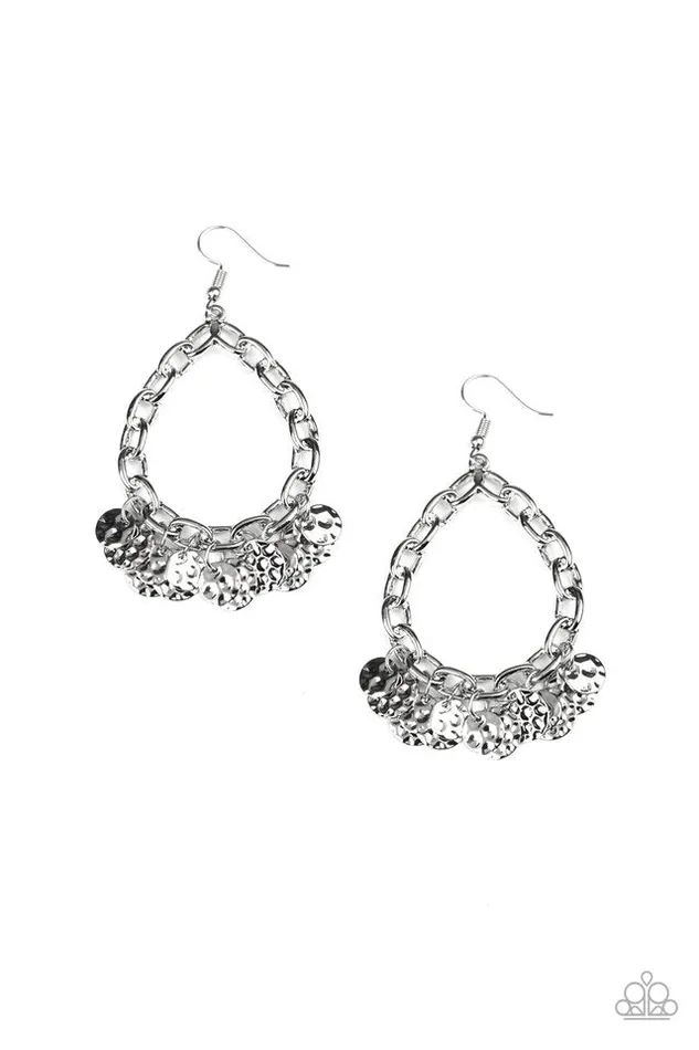Earrings Paparazzi Earring Street Appeal Silver Paparazzi Jewelry Earrings Paparazzi Earring Street Appeal Silver Paparazzi Jewelry