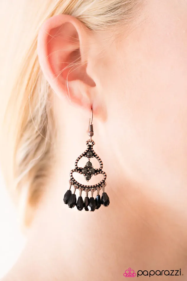 Earrings Paparazzi Jewelry Paparazzi Earring Aruba Allure Copper