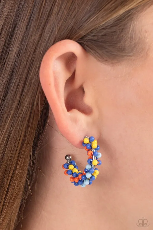 Earrings Paparazzi Jewelry Paparazzi Earring Balloon Backdrop Blue