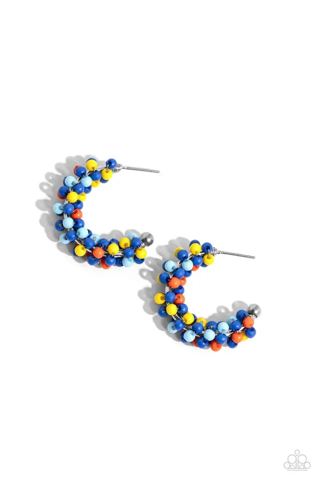Earrings Paparazzi Jewelry Paparazzi Earring Balloon Backdrop Blue Earrings Paparazzi Jewelry Paparazzi Earring Balloon Backdrop Blue
