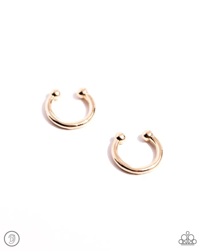 Earrings Paparazzi Jewelry Paparazzi Earring Barbell Beauty Gold Earrings Paparazzi Jewelry Paparazzi Earring Barbell Beauty Gold