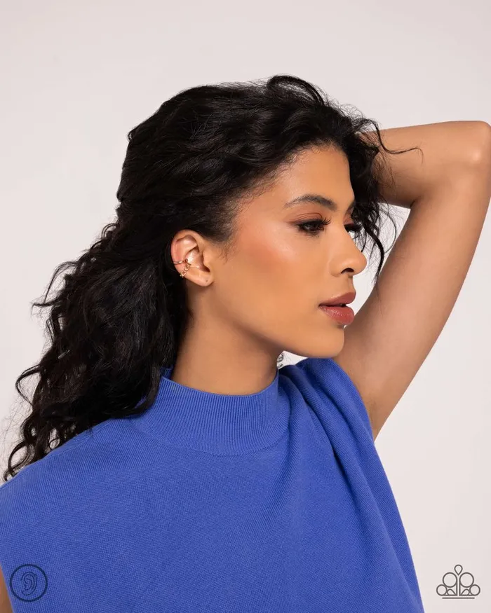 Earrings Paparazzi Jewelry Paparazzi Earring Barbell Beauty Gold Earrings Paparazzi Jewelry Paparazzi Earring Barbell Beauty Gold