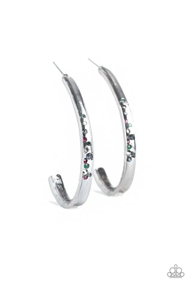 Earrings Paparazzi Jewelry Paparazzi Earring Completely Hooked Multi