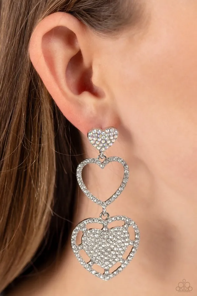 Earrings Paparazzi Jewelry Paparazzi Earring Couples Celebration White