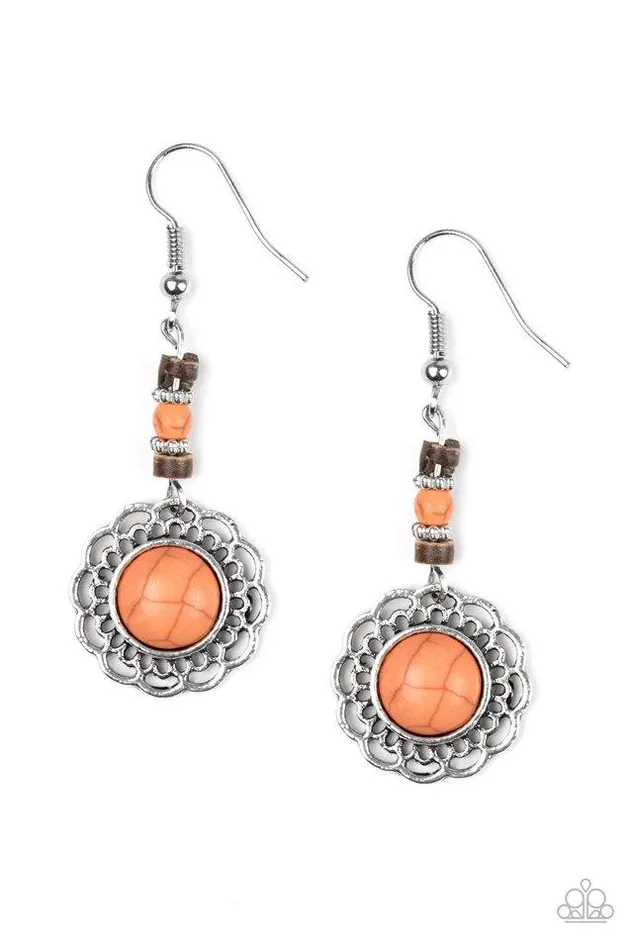Earrings Paparazzi Jewelry Paparazzi Earring Desert Bliss Orange