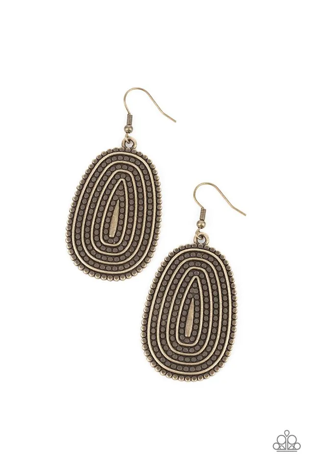 Earrings Paparazzi Jewelry Paparazzi Earring Desert Climate Brass Earrings Paparazzi Jewelry Paparazzi Earring Desert Climate Brass