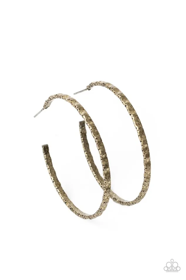 Earrings Paparazzi Jewelry Paparazzi Earring Grungy Grit Brass Earrings Paparazzi Jewelry Paparazzi Earring Grungy Grit Brass