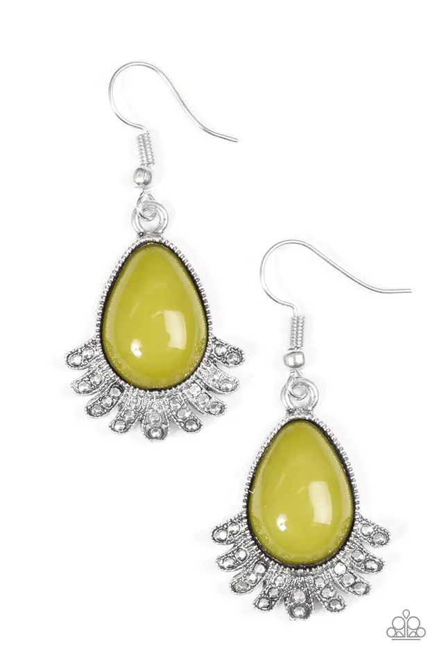 Earrings Paparazzi Jewelry Paparazzi Earring Island Inspiration Green