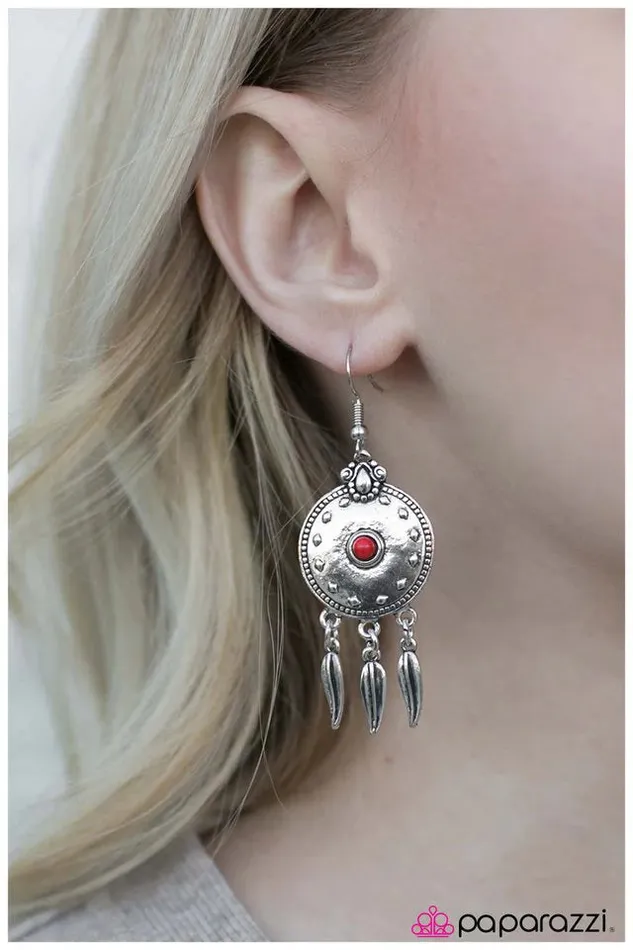 Earrings Paparazzi Jewelry Paparazzi Earring It Was All A Dream Red