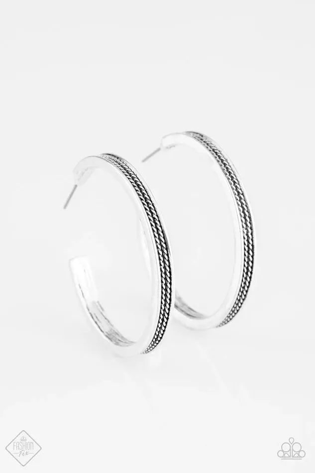 Earrings Paparazzi Jewelry Paparazzi Earring Jungle Stride Silver