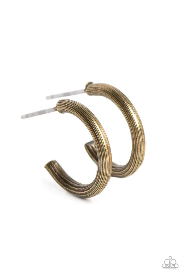 Earrings Paparazzi Jewelry Paparazzi Earring Linear Lady Brass Earrings Paparazzi Jewelry Paparazzi Earring Linear Lady Brass