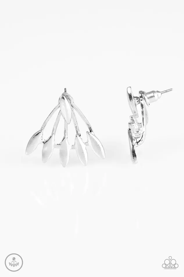 Earrings Paparazzi Jewelry Paparazzi Earring Radically Rebel Silver