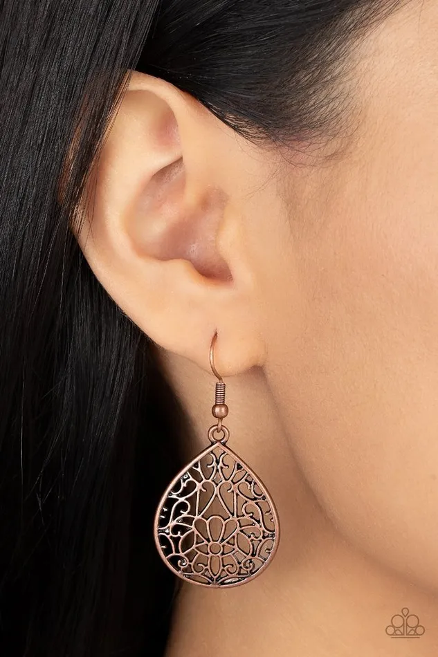 Earrings Paparazzi Jewelry Paparazzi Earring Valley Estate Copper