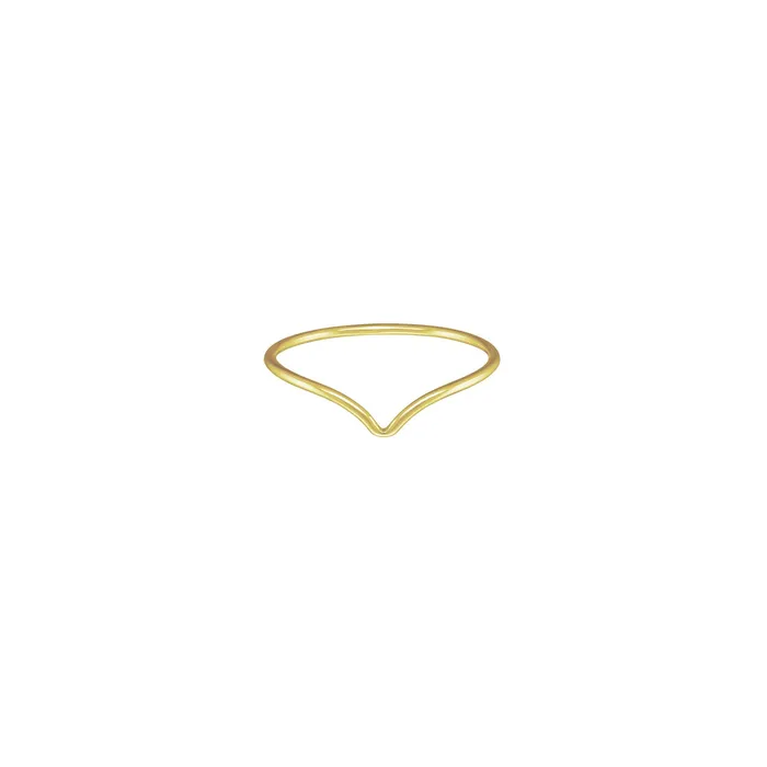 Gold Filled Chevron Ring TheRoseGypsy Rings