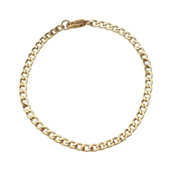Gold Filled Curb Link Bracelet RG Bracelets