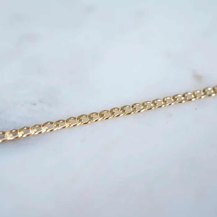 Gold Filled Curb Link Bracelet RG Bracelets