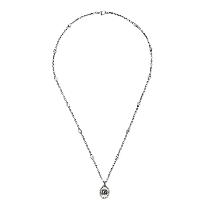 Gucci Necklaces Gucci Sterling Silver GG Marmont Necklace 275 inch