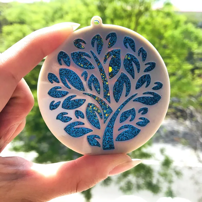 IntoResin Necklaces Tree of Life Keychain Accessories Decorative Resin Mold
