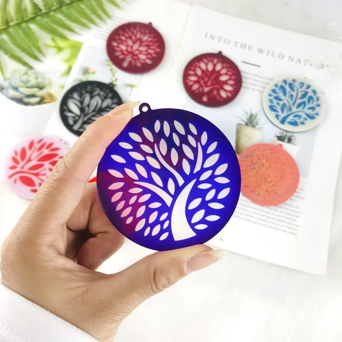 IntoResin Necklaces Tree of Life Keychain Accessories Decorative Resin Mold
