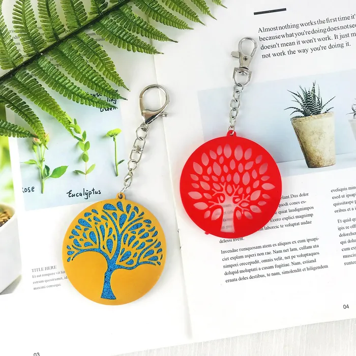 IntoResin Necklaces Tree of Life Keychain Accessories Decorative Resin Mold