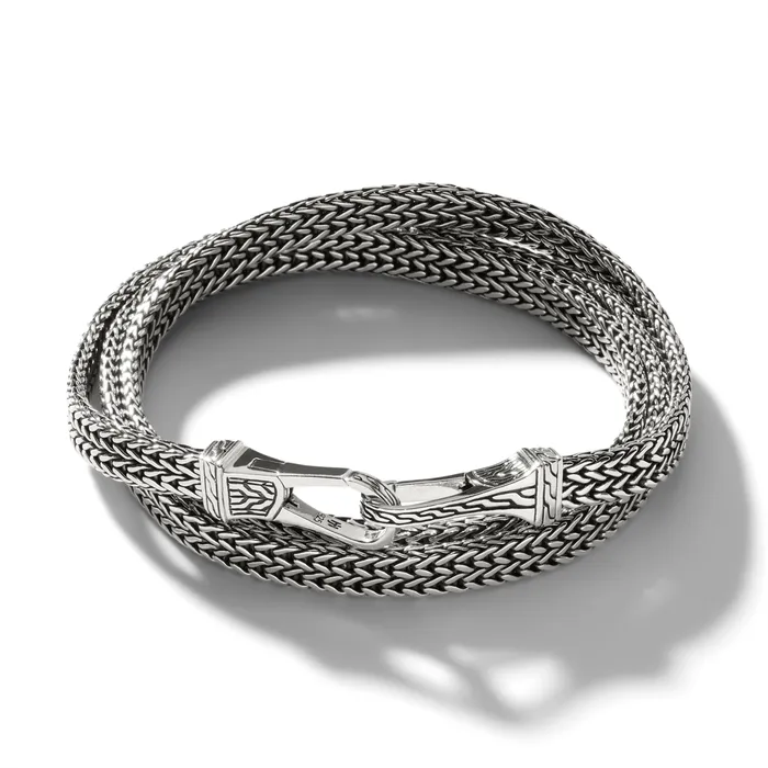 John Hardy Bracelets John Hardy Classic Chain Sterling Silver 6mm Triple Wrap Bracelet John Hardy Bracelets John Hardy Classic Chain Sterling Silver 6mm Triple Wrap Bracelet
